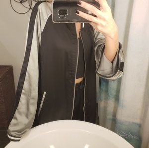 Longline Misguided bomber jacket